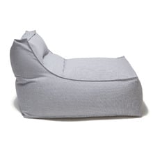 2 Piece Grey Panza Outdoor Bean Bag Lounge Cover Set